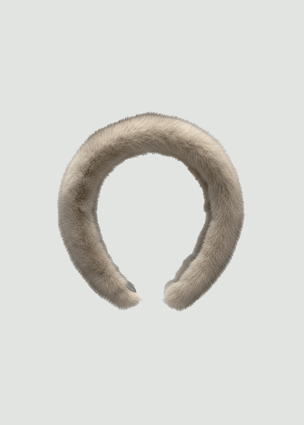 The Mink Princess Headband – Eisgrau