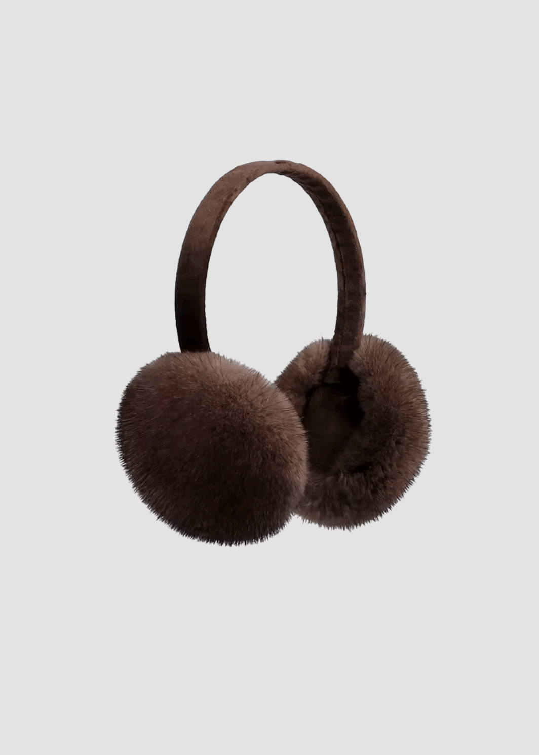 The Princess Mink Ear Muffs – Light Brown